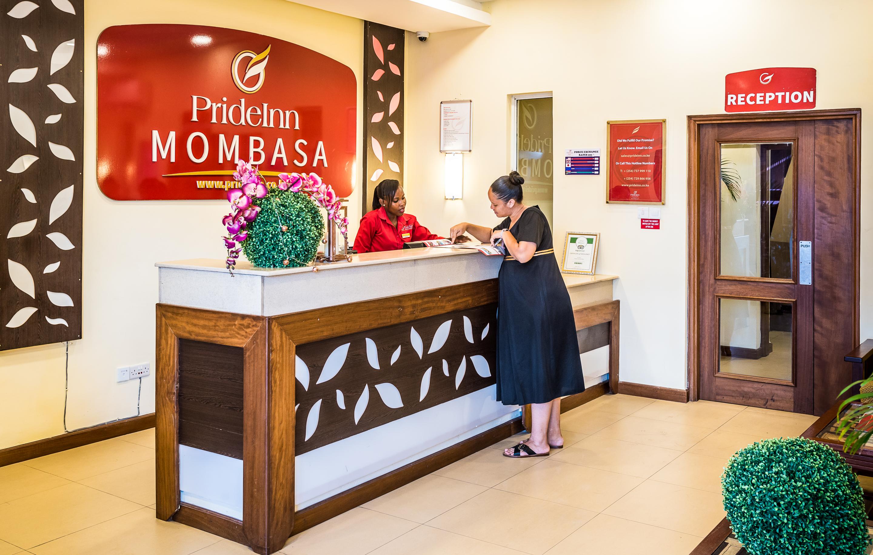 Prideinn Hotel Mombasa City Exterior foto